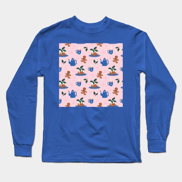 Cute Christmas pattern Long Sleeve T-Shirt by DanielK